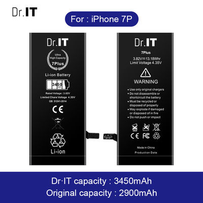Li Ion 2900mAh Iphone 7 Plus Battery Replacement Original Capacity